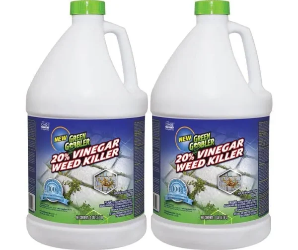 Green Gobbler 20% Vinegar Weed & Grass Killer Natural and Organic 2 Gallons Glyphosate Free Herbicide