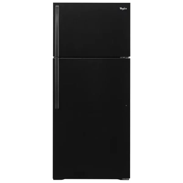 Whirlpool 28" 14.3 Cu. ft. Black Top Freezer Refrigerator - WRT314TFDB