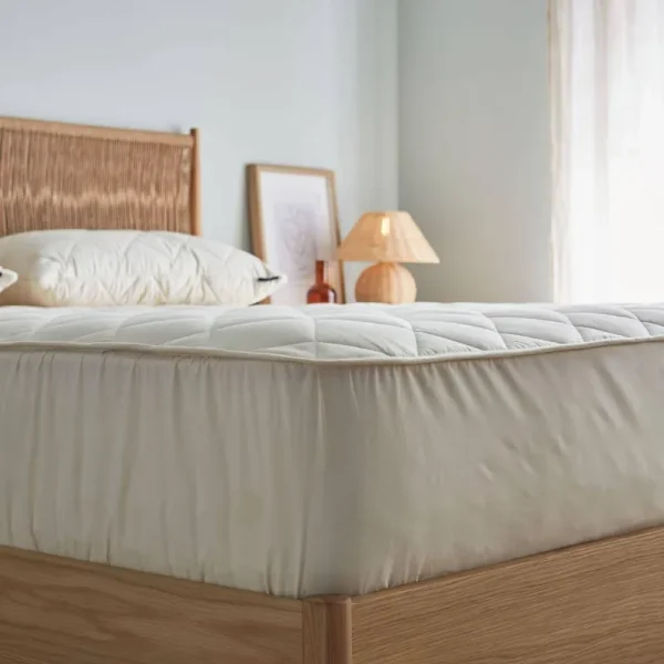 Wool Mattress Protector from Woolroom, Deluxe Washable - Twin XL (39x80 inch)