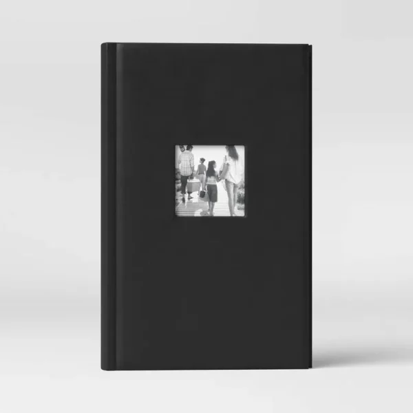 4" x 6" Photo Album Black 3 per Page - Threshold