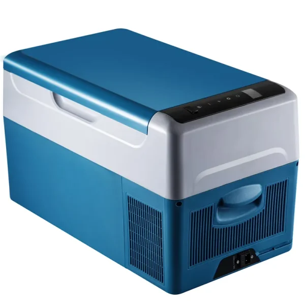 BENTISM 22 L Portable Car Refrigerator, 23 Quart RV Fridge, 12/24V DC & 110 - 240V AC Vehicle Car Truck Boat Mini Electric Cooler for Driving Travel Fishing Outdoor and Home Use