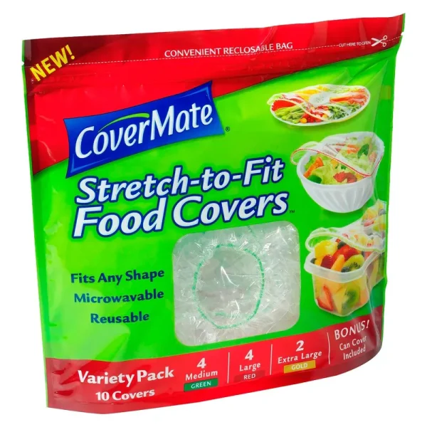 Covermate Food Covers, Stretch-to-Fit
