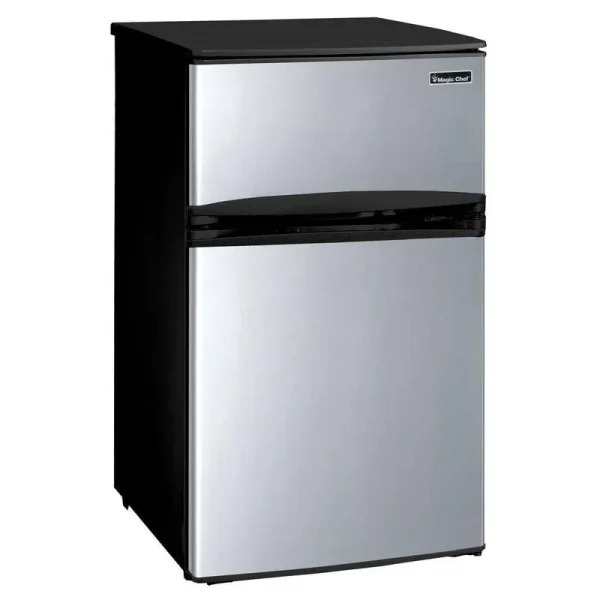 Magic Chef HMDR310 Mini Refrigerator - 3.1 cu ft - stainless look