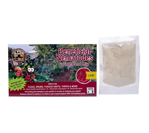 NaturesGoodGuys Beneficial Nematodes Triple Blend Pack Hbscsf - Genera