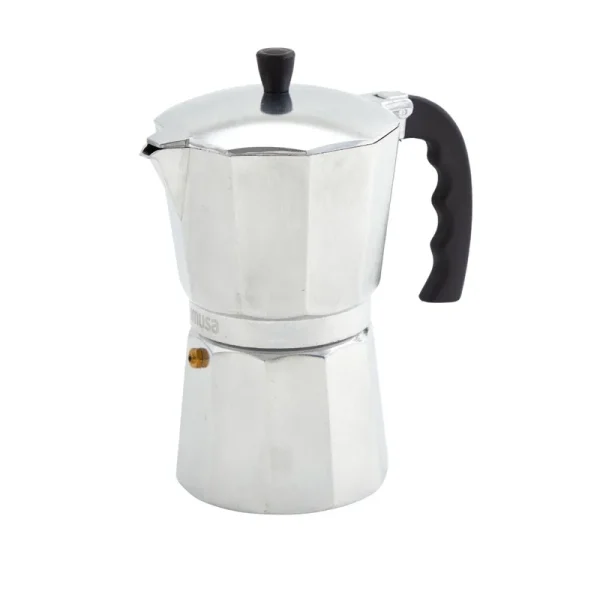 Imusa 6-Cup Espresso Coffee Maker with Cool Touch Handle, Silver