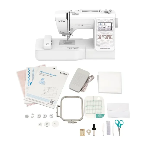 Brother PE570 Embroidery Machine with 135 Built - in Designs, Wireless Connectivity, and Artspira App Integration