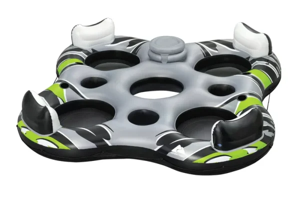 Ozark Trail 8' 5" Multicolor Rapid Rider Quad River Tube, adult unisex Float