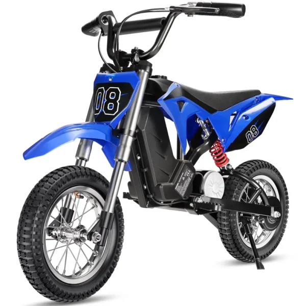 36V Kids Electric Dirt Bike, Fast Speed Electric Motorcycle up to 16 MPH & 10 Miles Long - Range, 3 - Speed Modes, Twist Grip Throttle, Dual Suspension & Brakes for Kids Ages 5 - 10 Ride on Toys