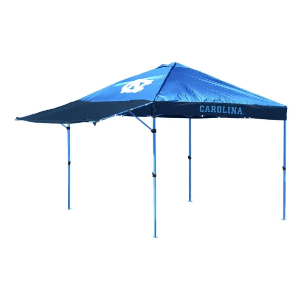 Logo Brands NCAA 10' x 10' Canopy with Swing Wall- University of North Carolina Tarheels