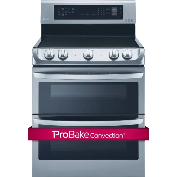 LG 7.3 Cu ft Electric Double Oven Range with ProBake Convection EasyClean