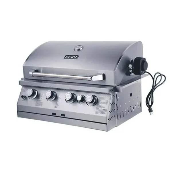 NXR Stainless Steel 4-Burner Built-In Grill | 740-3003BILED