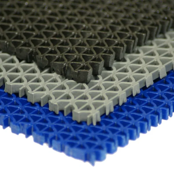 Rubber-Cal 03-W246 S-Grip PVC Runner - Black - 3/16 in x 4 ft x 5 ft