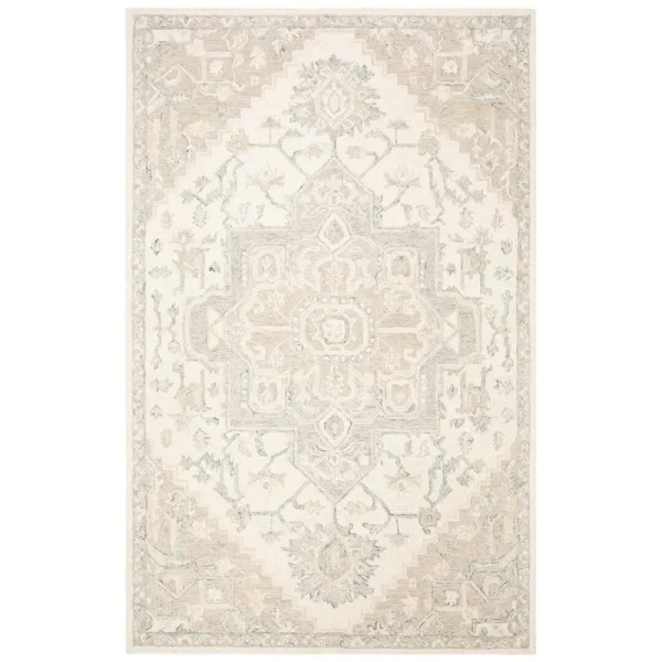 Creline Oriental Handmade Flatweave Wool Ivory/Beige Area Rug Charlton Home Rug Size Rectangle 5' x 8'