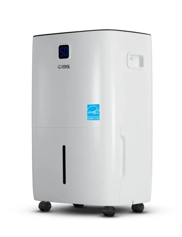 Commercial Cool 50-pt. Portable Dehumidifier White
