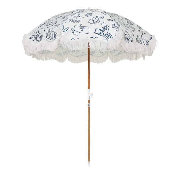 Business & Pleasure Co - Holiday Beach Umbrella - Navy Le Basque