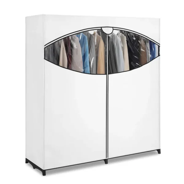 Whitmor Extra-Wide Clothes Closet, White