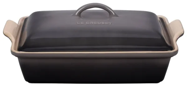 Le Creuset 4 Qt. Heritage Covered Rectangular Casserole - Oyster