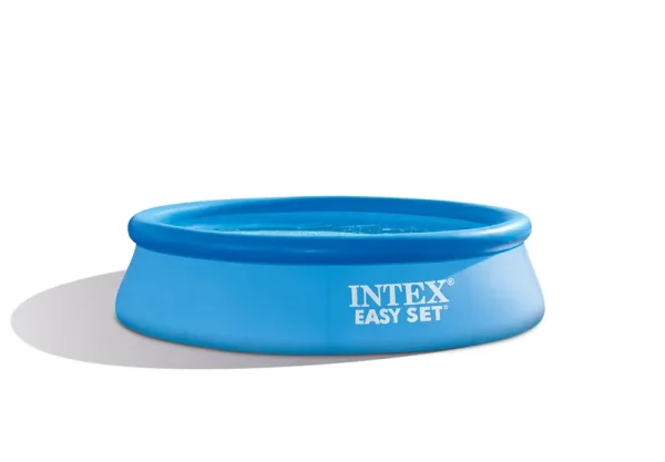 Intex 10' X 30 Easy Set Above Ground Inflatable Kids Round Swimming Pool, Blue