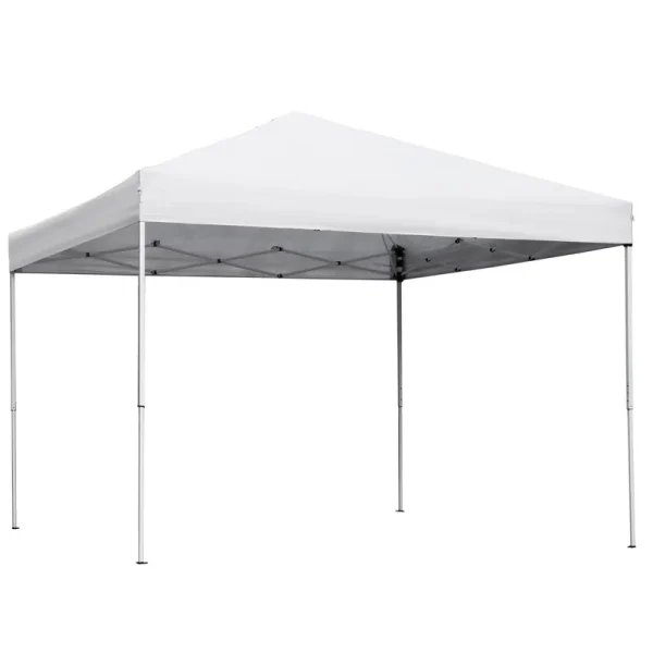 Zeny 10 x 10ft Party Tent Pop-Up Canopy Foldable Waterproof Gazebo Tent with Carrying Bag White