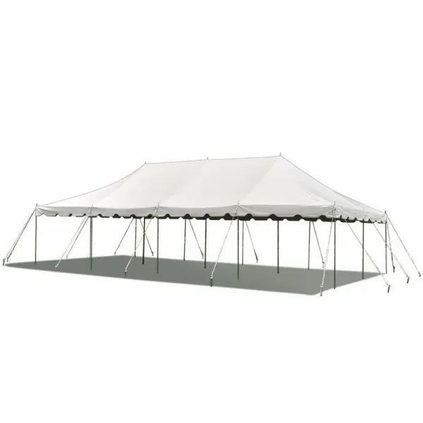 20' x 40' Weekender Standard Canopy Pole Tent - White
