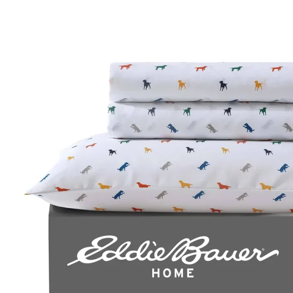 Eddie Bauer Kids Printed Sheet Sets - Buddy The Dog - Queen