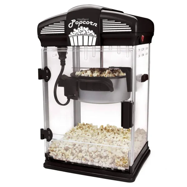West Bend Hot Oil Theater Style Popcorn Machine ,Black