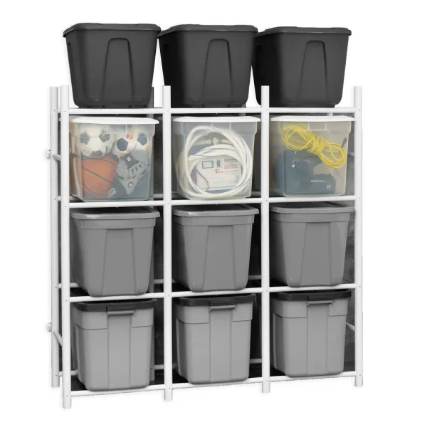 Bin Warehouse Rack ÿ 12 Totes Compact