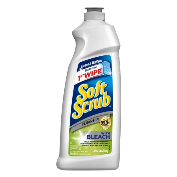 Soft Scrub Liquid Cleanser with Bleach - 24 fl oz bottle