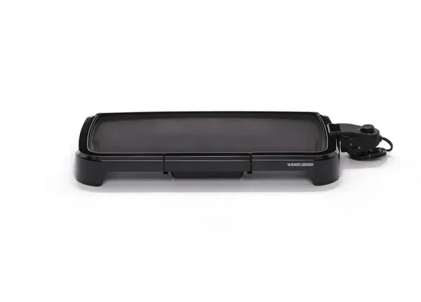 Black & Decker GD2011B Family Size Electric Griddle, 20" x 11", Black