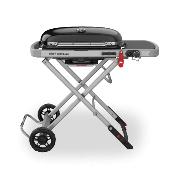 Traveler Portable Propane Gas Grill. Black