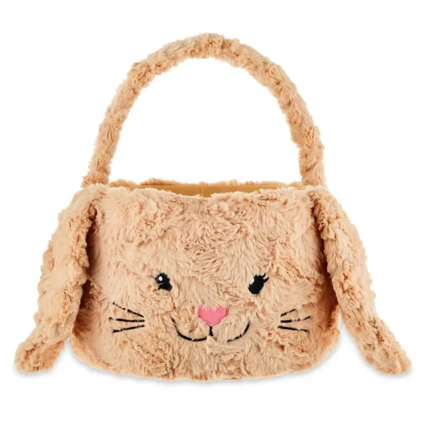 Easter Plush Brown Bunny Easter Basket by Way to Celebrate
