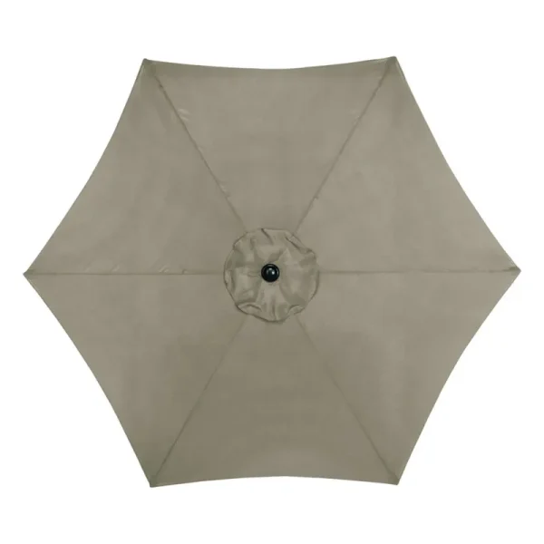 Living Accents 9ft Taupe Market Umbrella