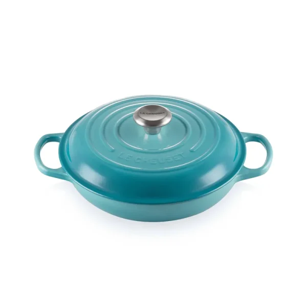 Le Creuset Signature Cast Iron 2.25 qt. Caribbean Braiser
