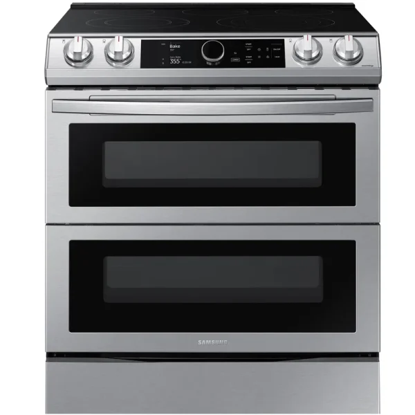Samsung NE63T8751SS 30 inch Fingerprint Resistant Stainless Steel Slide-In Electric Convection Range