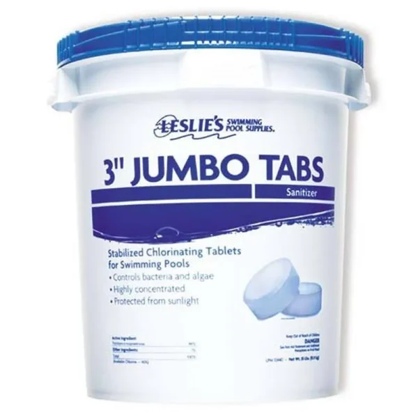 Leslie's 3in. 35lb Jumbo Tabs Chlorine Bucket