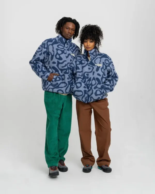 Parks Project Yellowstone Geysers Trail High Pile Fleece Yellowstone Blue / X-Large