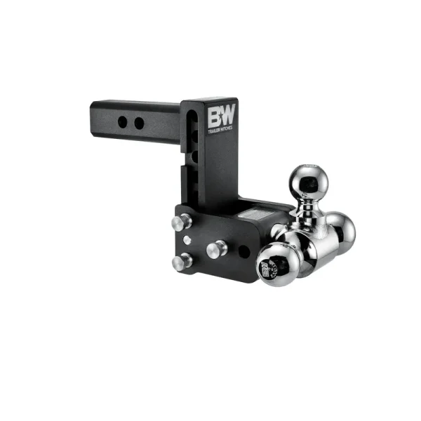 B&W Trailer Hitches Tow & Stow Adjustable Trailer Hitch Ball Mount