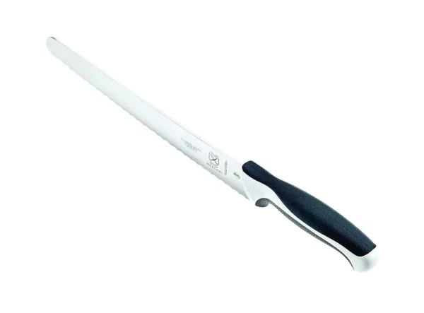 Mercer Culinary Millennia 10-Inch Wide Bread Knife, White