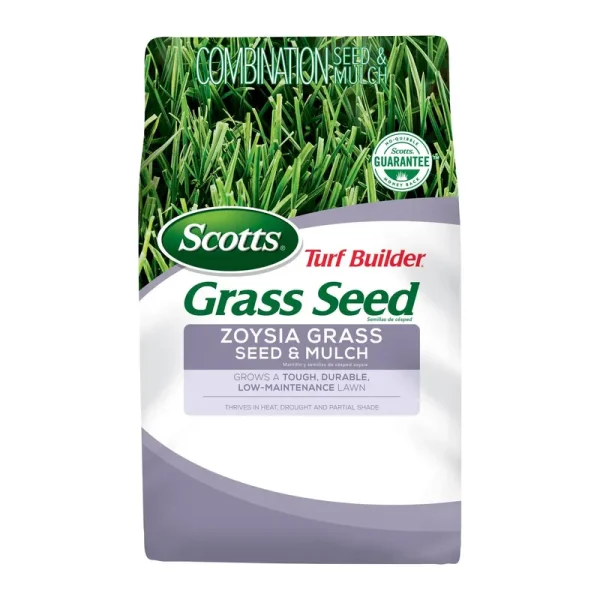 Scotts Turf Builder Zoysla Grass Seed & Mulch - 5 lb bag