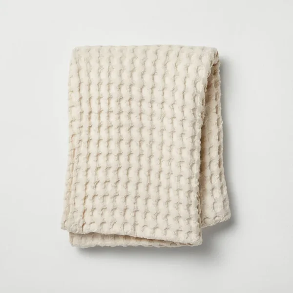 Waffle Body Pillow Cover Natural - Casaluna