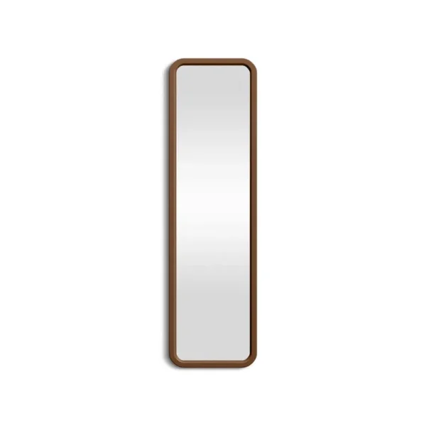 Donella Rectangle Wood Mirror AllModern Finish: Walnut