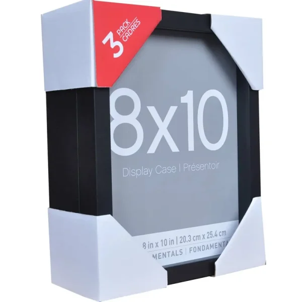 3-Pack Black 8" x 10" Shadow Boxes, Fundamentals by Studio D��cor