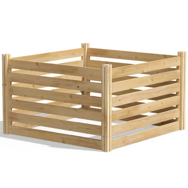Greenes Fence 309.17 gal. Cedar Wood Stationary Composter