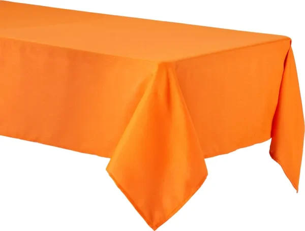 60" x 84" Metallic Tablecloth - Rose Gold