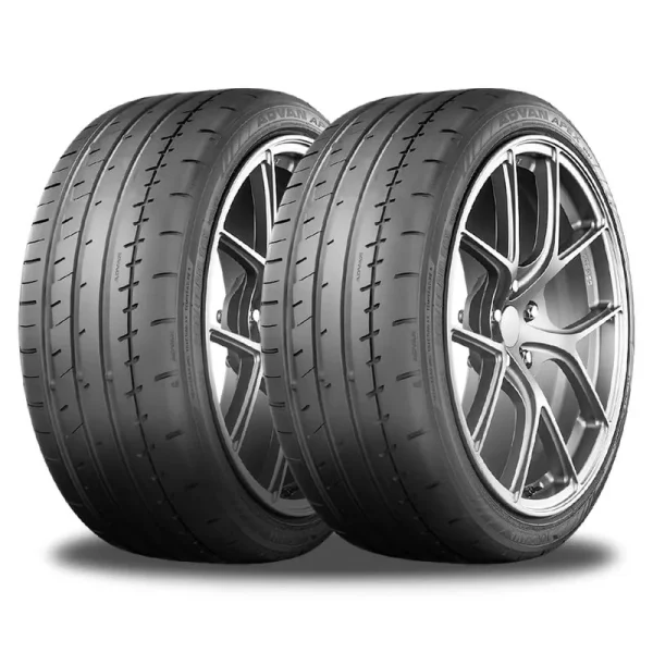 Pair of 2 x Yokohama Advan Apex V601 255/40R18 999Y XL Ultra High Performance UHP Tires 110160112 / 255/40/18 / 2554018