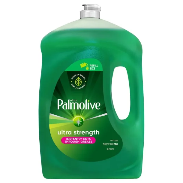 Palmolive Ultra Strength Liquid Dish Soap, Original Green, 70 fl oz