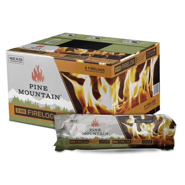 Pine Mountain 3-Hour Fire Logs - 6 pack