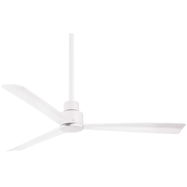 Minka Aire F787 Simple 52" Outdoor Ceiling Fan Flat White