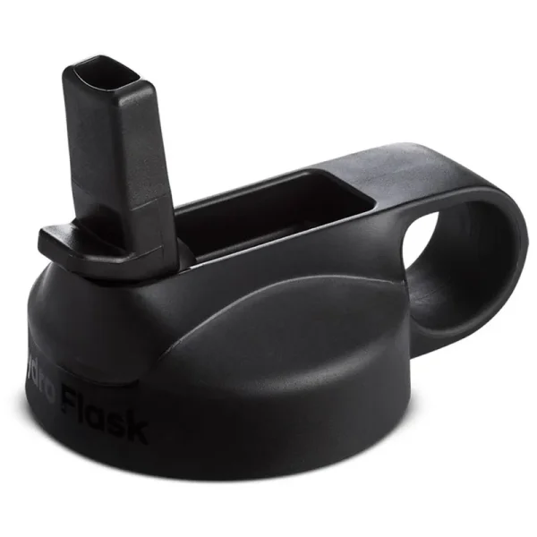Hydro Flask Wide Mouth Straw Lid Cap, Black, One Size