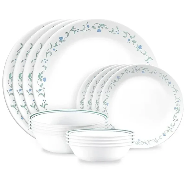 Corelle 16-Piece Mugless Dinnerware Set | Country Cottage